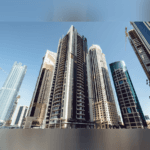 Mast climber installation at Union Residential Tower