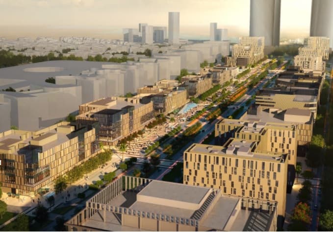 Mixed-Use Commercial District project at Lusail Commercial Boulevard in Qatar